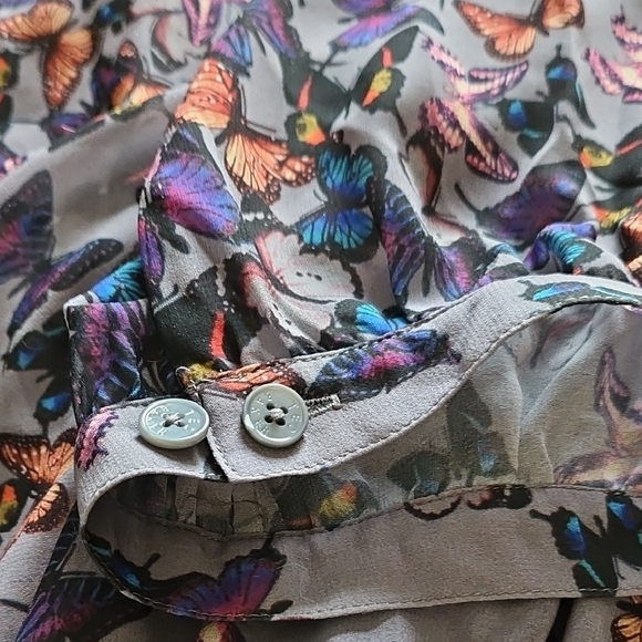 Ted Baker Multicolor Patterned Top - Picture 7 of 8